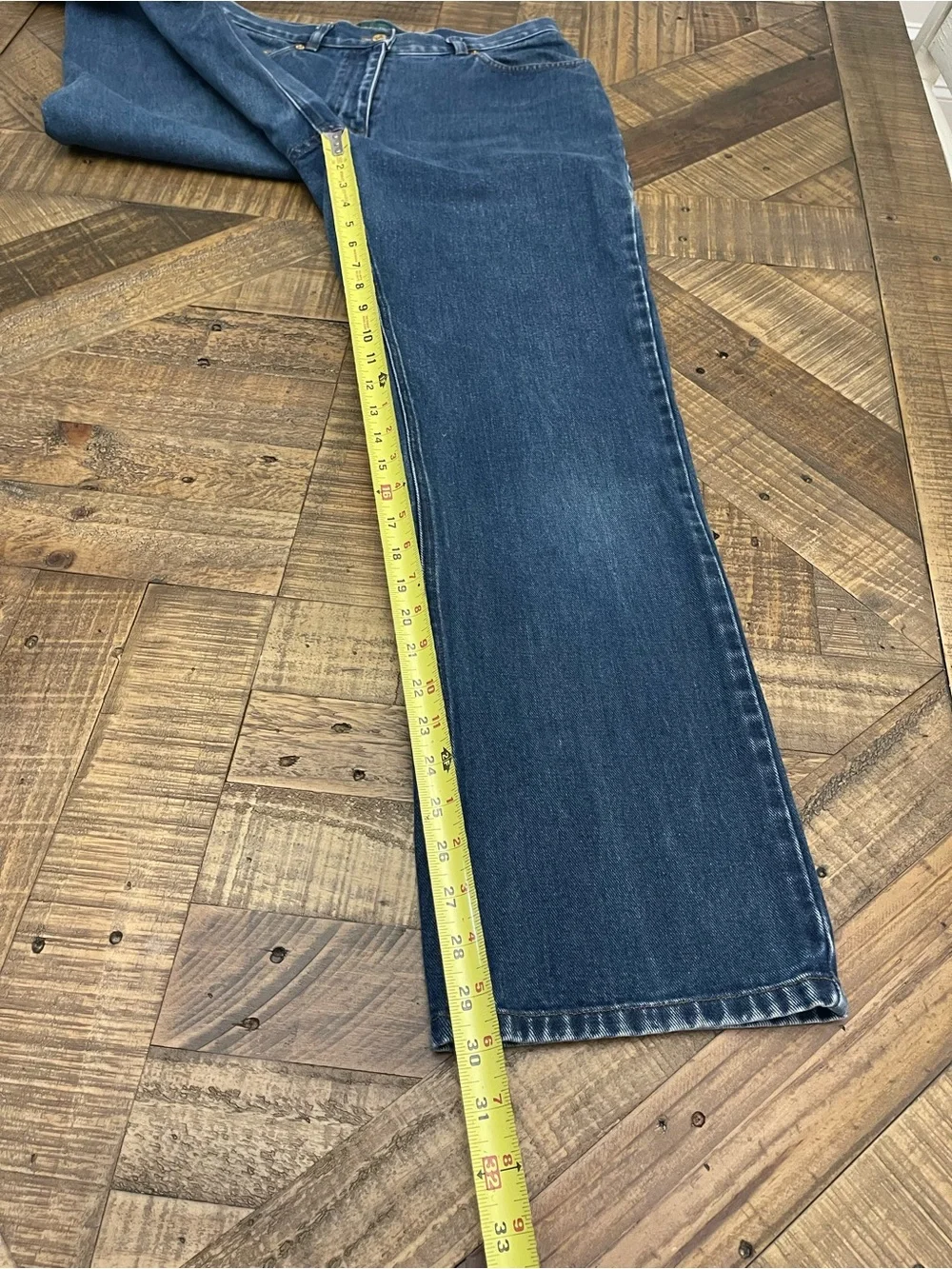 Vintage Lauren Jeans Co. Ralph Lauren High Rise Straight Leg Jeans Blue Size 8
